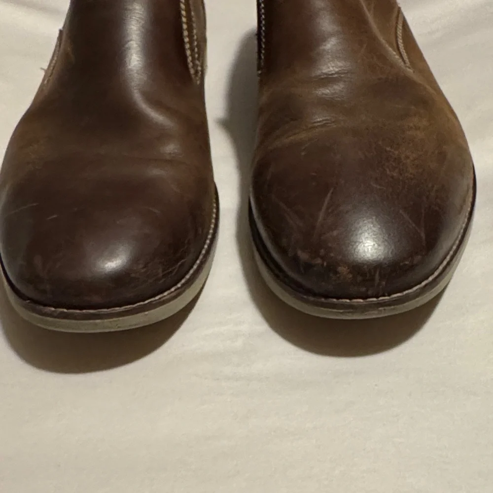 Clarks Rich Brown Slip-On Loafers
